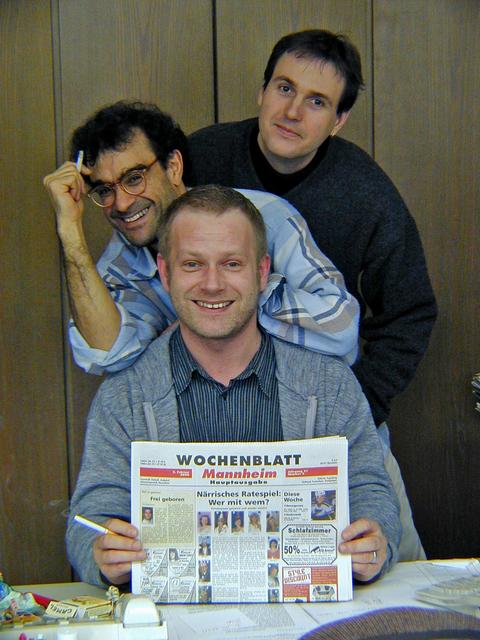 Wir sind’s: Die Redaktioon..