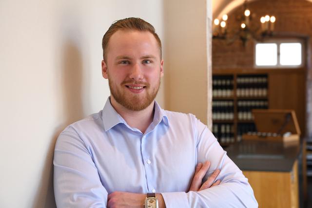 Riccardo Korner (25) vom Weingut Dr. Bürklin-Wolf