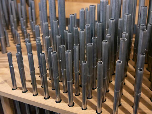 Die Cornett Orgelpfeifen | Foto: Dommusik Speyer/Joachim Weller 