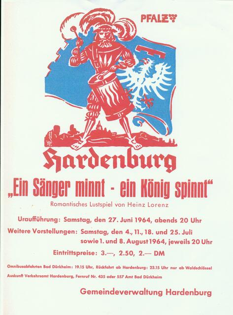 Mit Plakaten machte man auf die Vorführungen aufmerksam. | Foto: Archiv Mappes