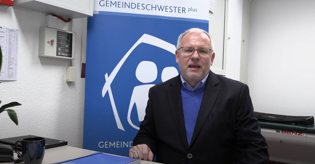 Hans-Ulrich Ihlenfeld, Landrat des Landkreises Bad Dürkheim, informiert im Video über das Projekt Gemeindeschwestern Plus