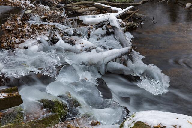 Karlstal in Ice - Langzeitbelichtung in der Karlstalschlucht Januar 2017 | Foto: Jens Vollmer