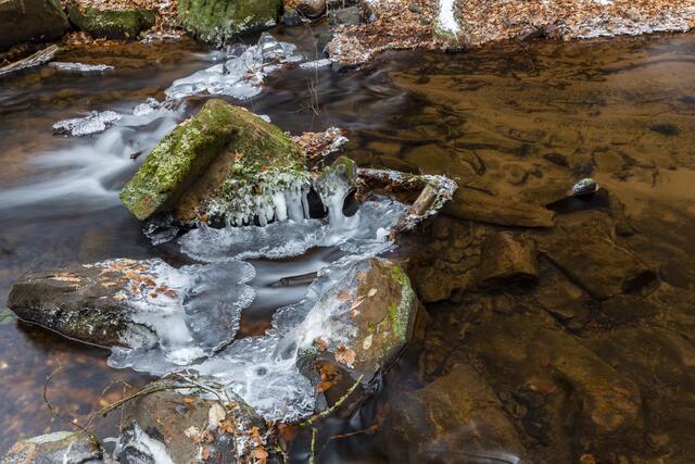 Karlstal in Ice - Langzeitbelichtung in der Karlstalschlucht Januar 2017 | Foto: Jens Vollmer