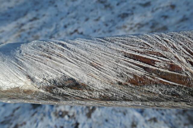 Eiskunst auf Folie | Foto: Brigitte Melder