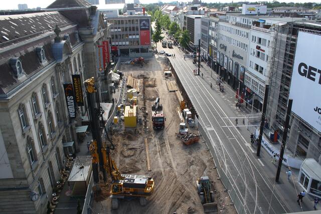 Beginn der Buddelei in der Stadtmitte | Foto: Archiv www.jowapress.de