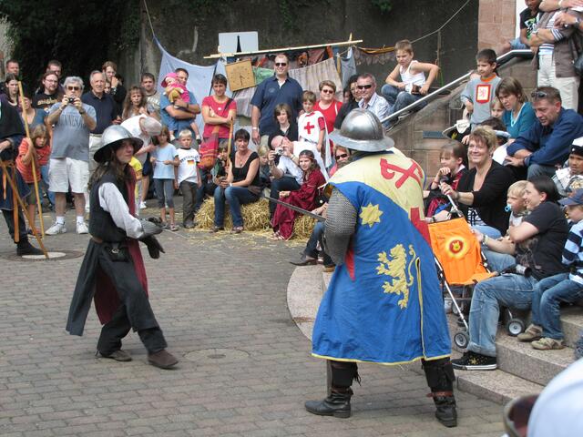 Ritterspiele auf dem Richard-Löwenherz-Fest. | Foto: Bender
