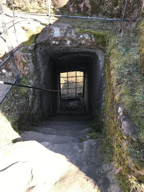 Treppe mit Ausblick. | Foto: B. Bender
