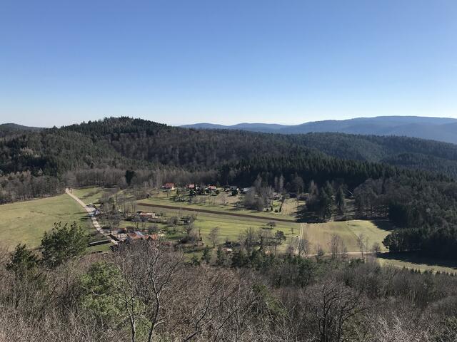 Blick zum Zufahrtsweg und zum Cramerhaus. | Foto: B. Bender