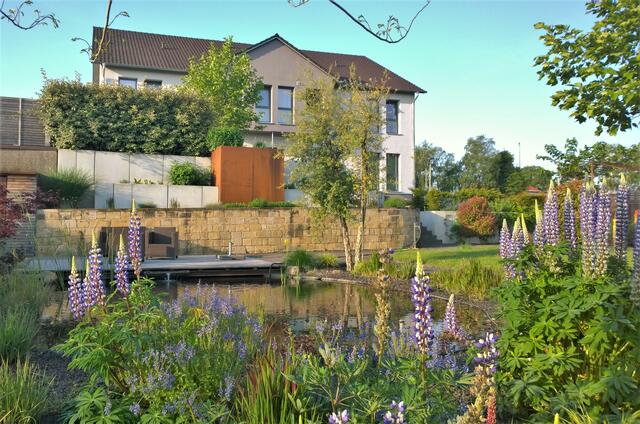 Terrasse am Teich