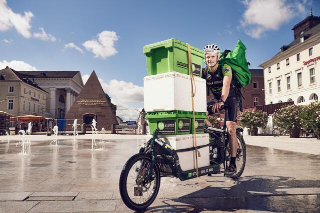 Mit dem Lastenrad unterwegs