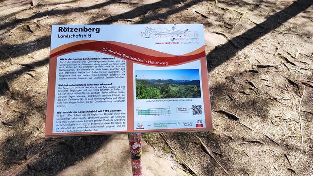 Informationen über den Rötzenberg. | Foto: B.Bender