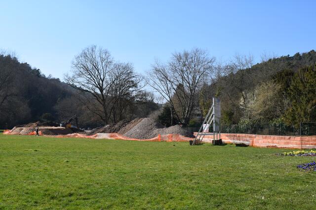 Großbaustelle Kurpark.  | Foto: B. Bender