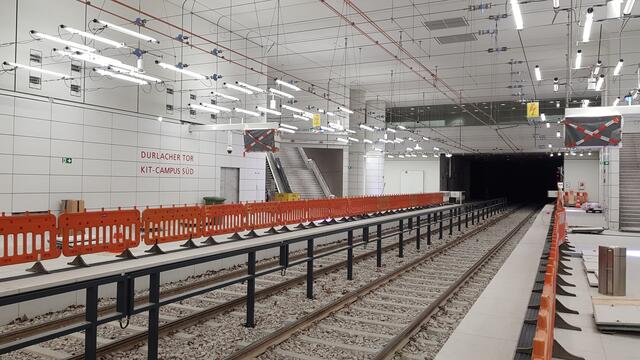 Blick in den Tunnel Karlsruhe: Das unterirdische Durlacher Tor | Foto: www.jowapress.de