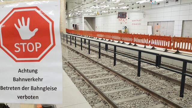 Blick in den Tunnel Karlsruhe: Alles ist gesichert | Foto: www.jowapress.de