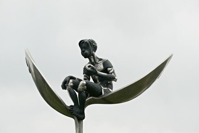 Eine wunderschöne Arbeit, die er für die Schule gemacht hat | Foto: Brigitte Melder