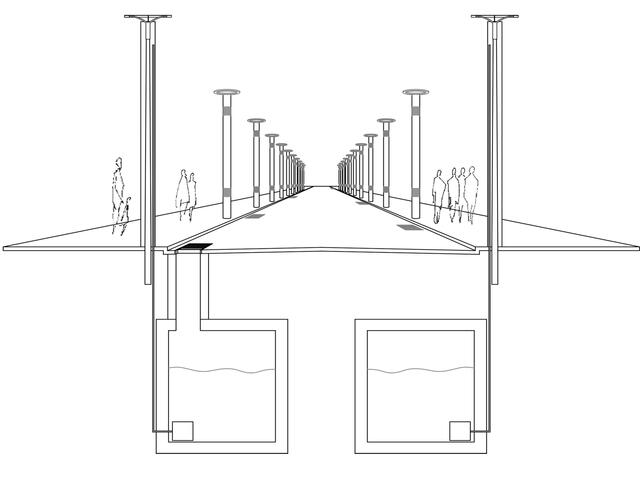 An der Hochschule Karlsruhe konnte eine Verdunstungseinrichtung entwickelt werden, die sich auch an bestehende Straßenlaternen ankoppeln lässt | Foto: Bernhard Lenz