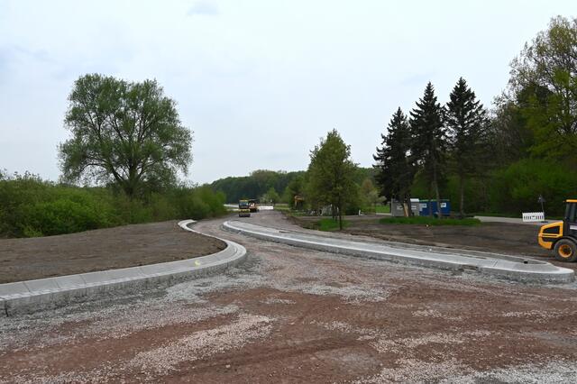 Blick im Mai 2021 von Jockgrim nach Wörth | Foto: A. Abt