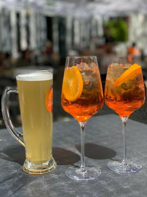 Ein Traum – leckere Kaltgetränk am Brauhaus | Foto: Rotberg-Specht