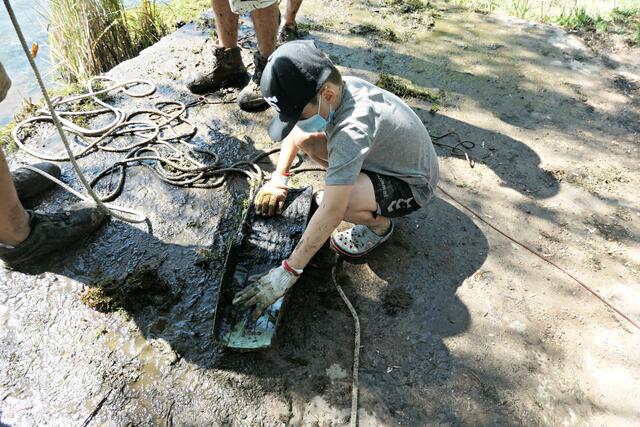 Teil eines Mofas | Foto: Brigitte Melder