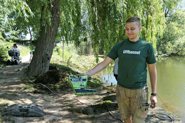 Kai mit Mofateil | Foto: Brigitte Melder