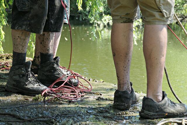 Dreck? Ach was. Das bisschen Schlamm :-) | Foto: Brigitte Melder