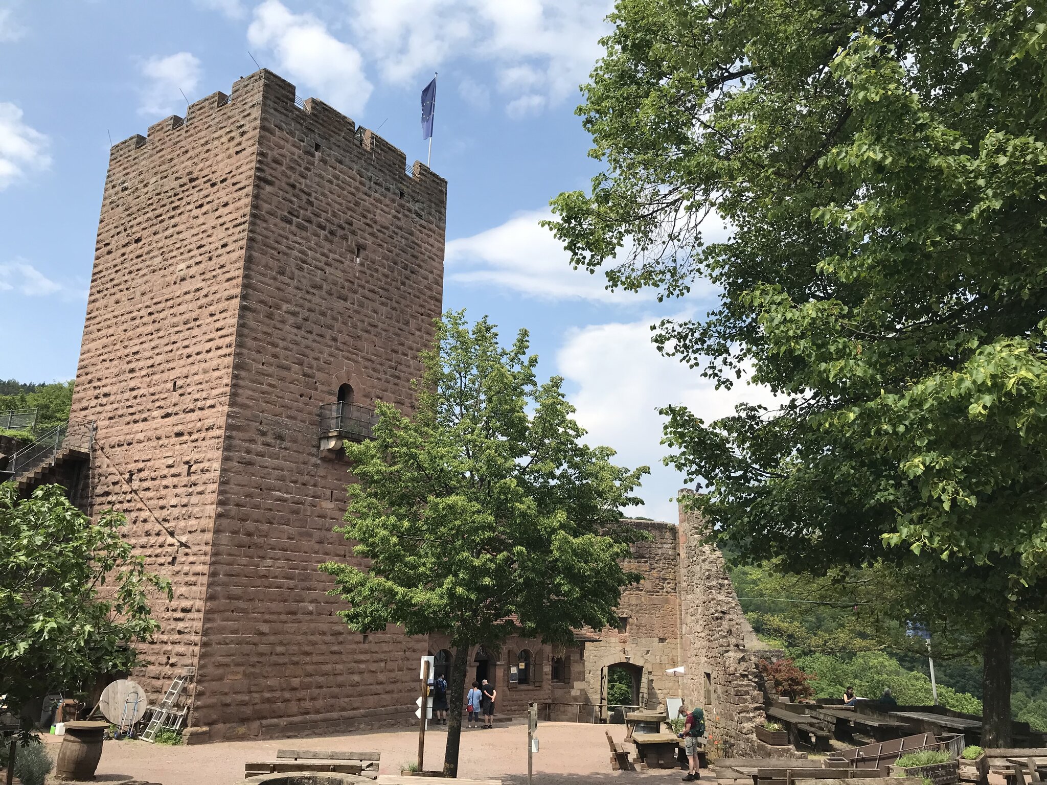 Wunderschone Burg Landeck Klingenmunster Ebenbild