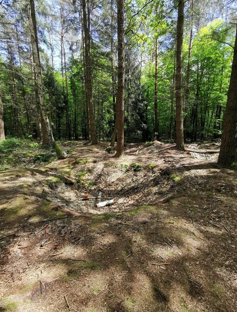 Sprengtrichtersperre | Foto: Heike Schwitalla