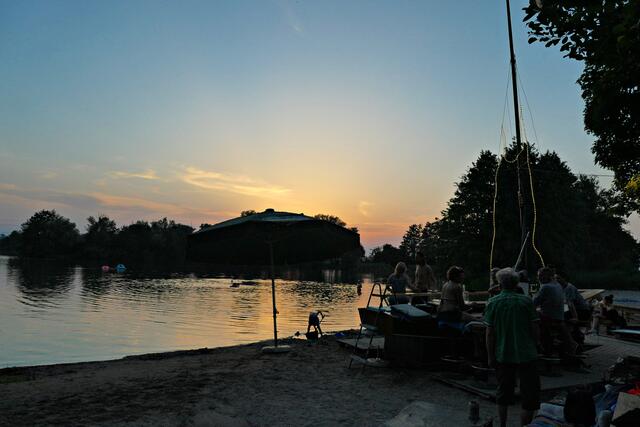 Besser kann man einen Abend nicht ausklingen lassen | Foto: Brigitte Melder