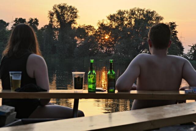 Einfach den Sonnenuntergang genießen | Foto: Brigitte Melder