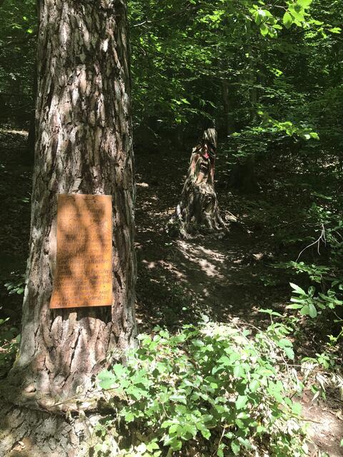 Auch ganz versteckt sind Skulpturen zu entdecken | Foto: B. Bender