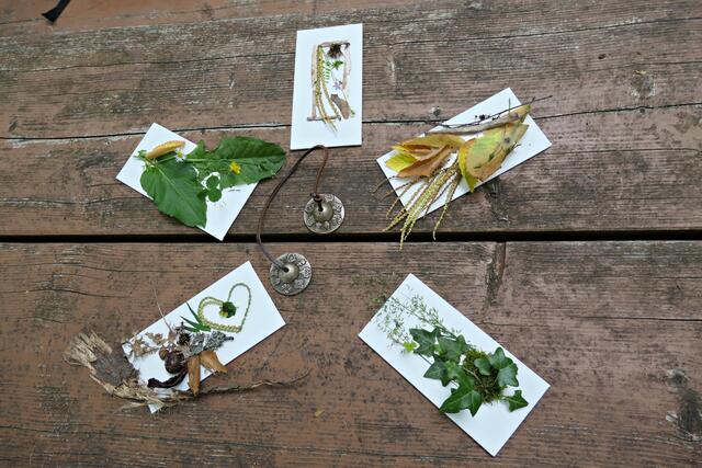 Jeder durfte sich sein Kunstwerk mitnehmen | Foto: Brigitte Melder