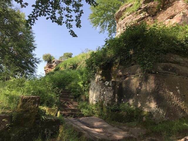 Aufstieg zur Oberburg | Foto: B. Bender