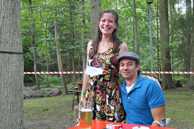 Aus Ludwigshafen angereist, gute Freunde der Band | Foto: Brigitte Melder