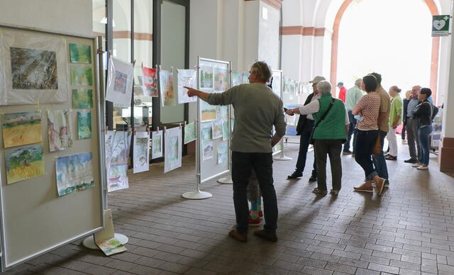 Werkschau der 17. Pfälzer Malwoche | Foto: Heike Schwitalla