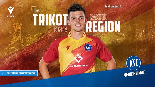 Das neue Ausweichtrikot | Foto: ksc.de