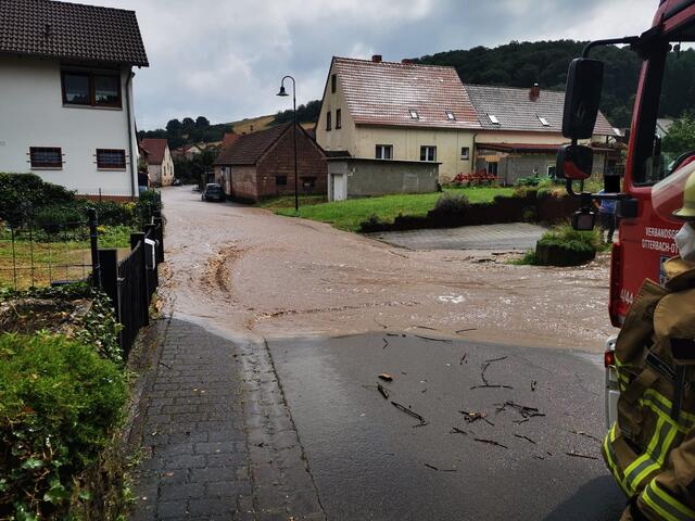 Hochwasser in Sulzbachtal | Foto: Feuerwehr VG Otterbach-Otterberg