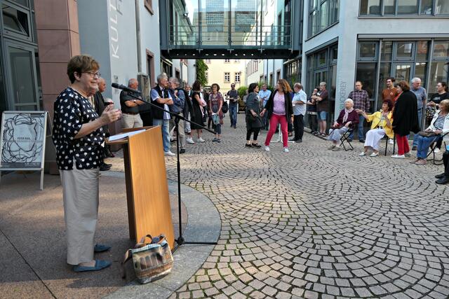 Begrüßung durch Frau Kaps | Foto: Brigitte Melder