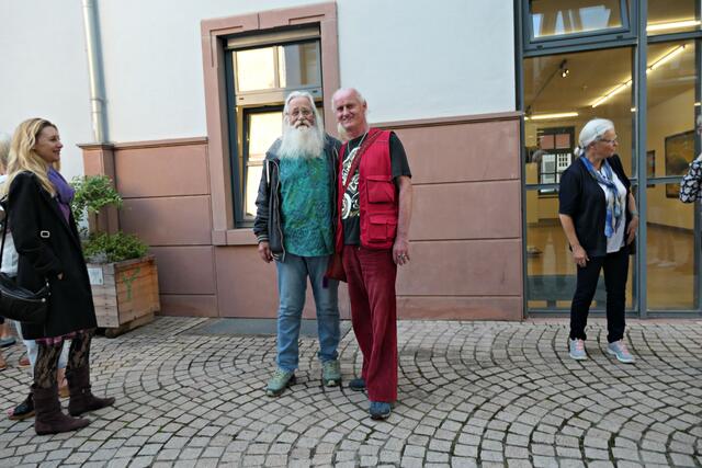Maja Losmann, Wolfgang Maria Ohlhäuser, Eberhard Jeutter (aus Berlin angereist) | Foto: Brigitte Melder