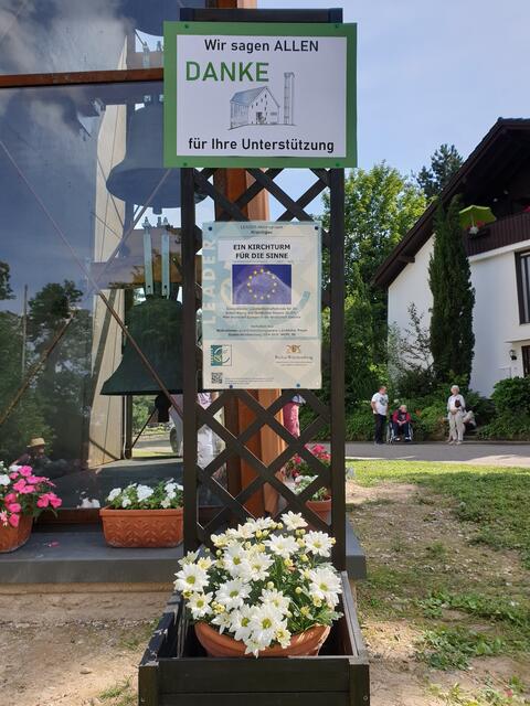 Dankeschön zur Errichtung | Foto: Hans-Jürgen Moos