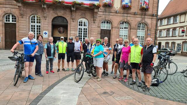 Weißenburg - Begrüßung durch den Beigeordneten und das Tourismusbüro