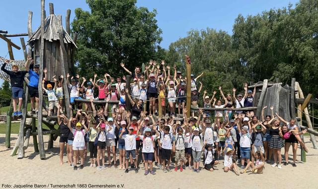 Auf dem Spielplatz am Germersheimer Baggersee | Foto: Jaqueline Baron