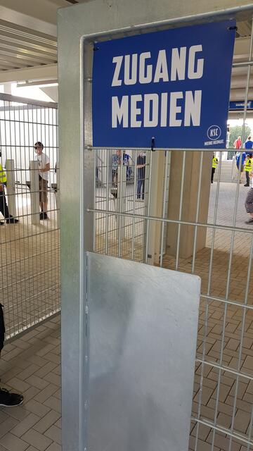 Hier müssen die Pressevertreter rein | Foto: www.jowapress.de