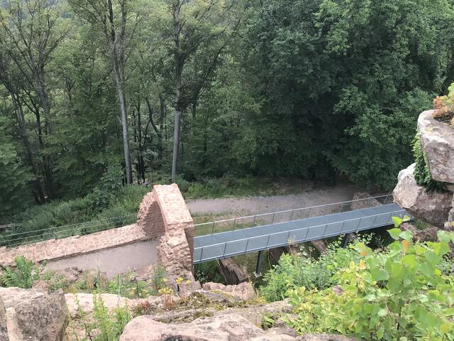 Moderne Brücke zum Eingang der Meistersel | Foto: B. Bender