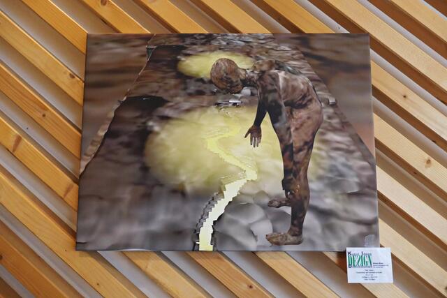 Dieses und die anderen Bilder hängen im Café Rich | Foto: Brigitte Melder