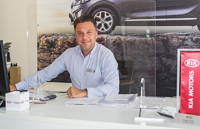 KIA-Verkaufsberater Luigi Fonte