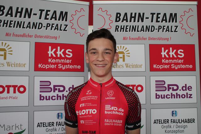 Luca Spiegel fährt seit 2019 für das Bahnrad-Team Rheinland-Pfalz (Foto Michael Sonnick)