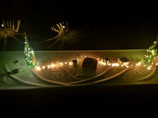 Romantische Tischbeleuchtung | Foto: Kai Babatz