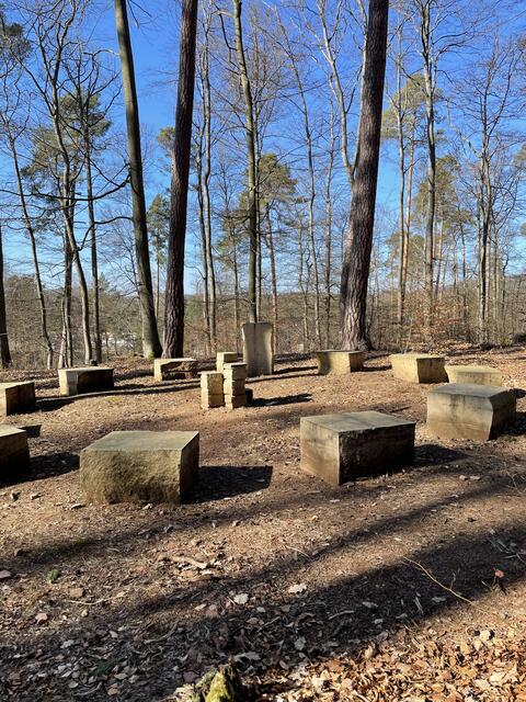 Steinekreis im Ruheforst KL😪