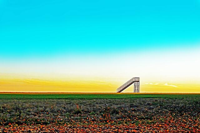 Beim Golfplatz Batzenhof bei Hohenwettersbach (aufgenommen im Oktober)