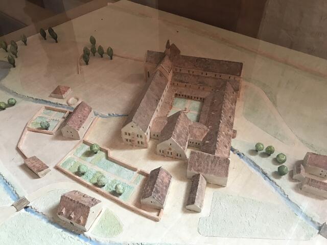 Das Modell des ehemaligen Klosters | Foto: B. Bender